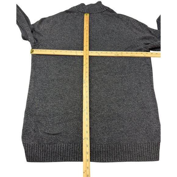 American Eagle Outfitters Seriously Soft Mens XL Gray Sweater w Button-Up Collar - Picture 10 of 13